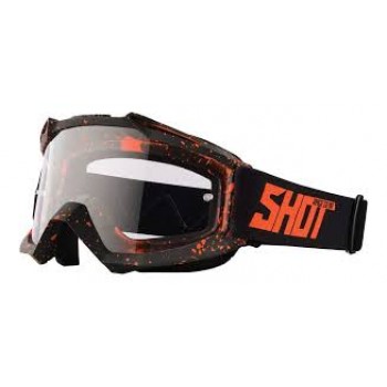 Очки кроссовые SHOT ASSAULT DROP neon orange matt